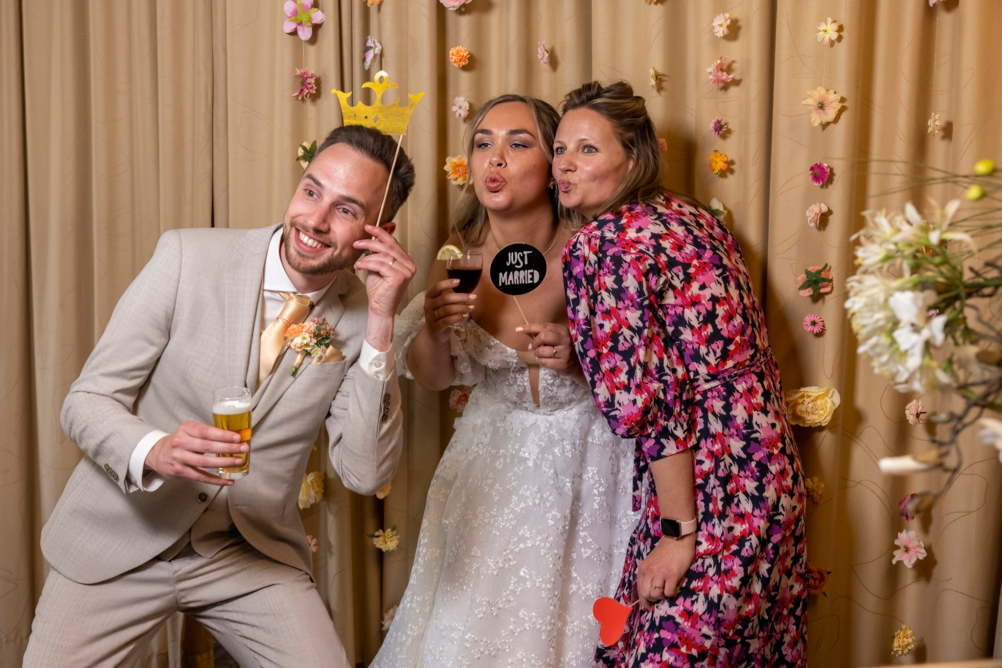 Kevin en Romy photoboot over mij